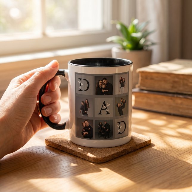Father's Day Gift For Dad Black Mug (Creator Uploaded)