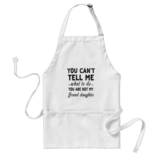 Fathers day gift for grandpa from grand daughter standard apron (Front)