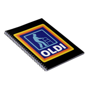 Fathers Day Gift Funny Oldi Parody Gift For Dad Notebook