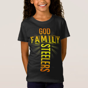 Father's Day Gift God Family Steeler T-Shirt