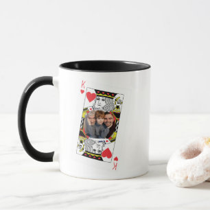 Father's Day Gift-idea   Playing Cards King Photo  Mug