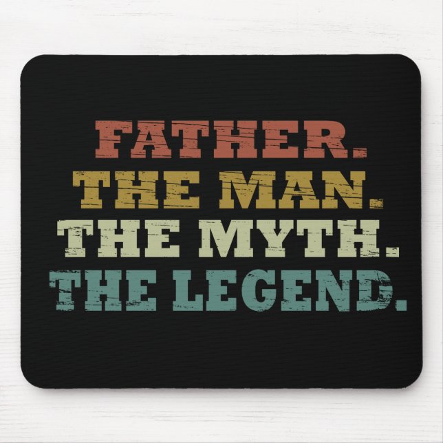 fathers day gift ideas mouse mat (Front)