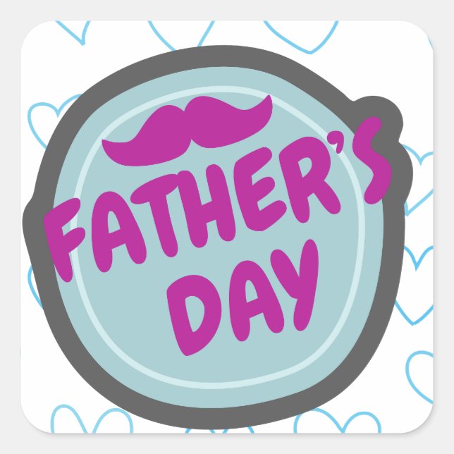 Fathers day gift Ideas Square Sticker (Front)