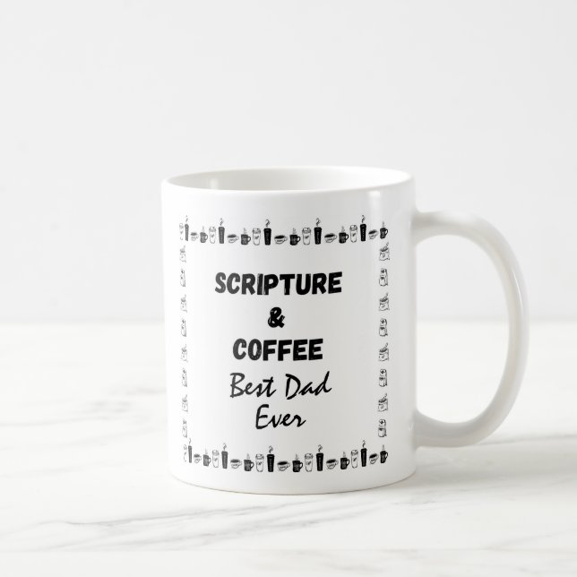 Father's Day Gift Mug | Scripture | Personalised (Right)