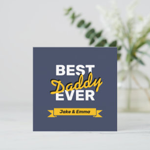 Father's Day Gift Personalised Card