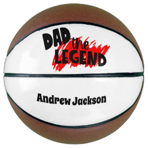 Father's Day Gift Personalised Dad Name The Legend Basketball