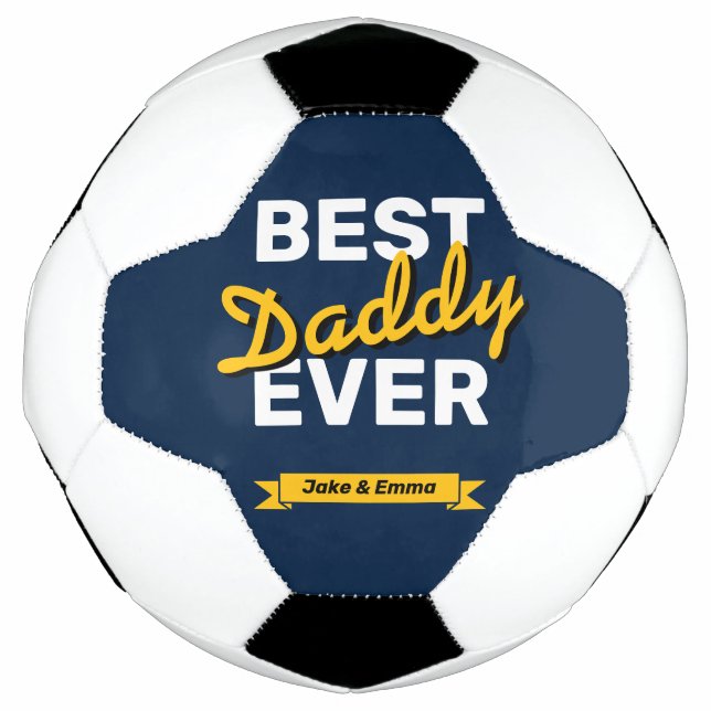 Father's Day Gift | Personalised Soccer Ball (Front)
