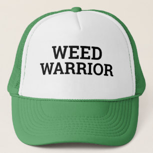 Father's Day Gift WEED WARRIOR Trucker Hat
