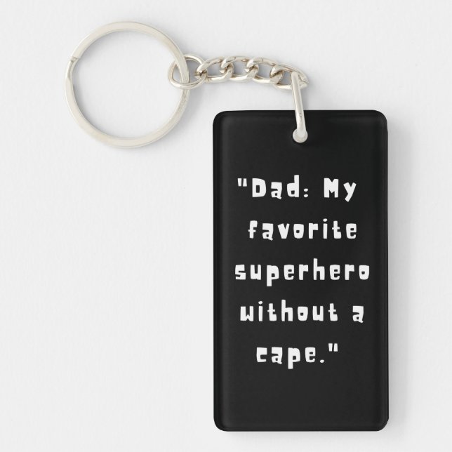 Father's Day Gifts / Best Dad Ever 2024 Key Ring (Front)