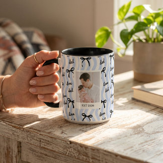 Father's Day Gifts For Dad Black Bow Mug