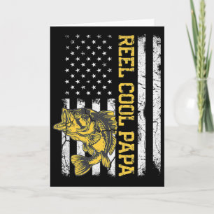 Father's Day Gifts Funny Fishing Reel Cool Papa Da Card
