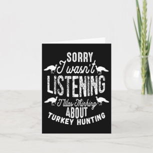Fathers Day Gobbler Non-camouflage Mens Funny Turk Card
