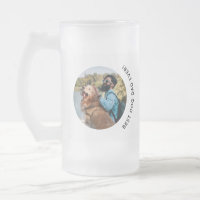 Father's Day Golden Retriever Dad Custom Photo