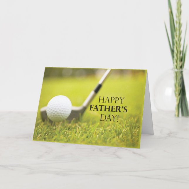 Father's Day Golf Card (Front)