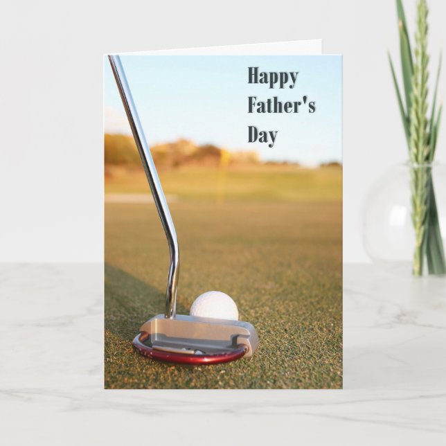 Father's Day Golf Card (Front)
