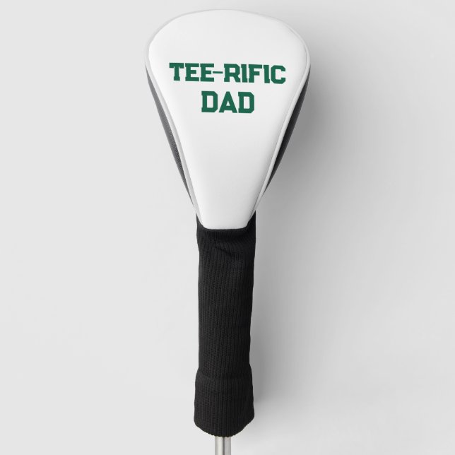 Father's Day Golf Club Cover - Tee-rific Dad (Front)