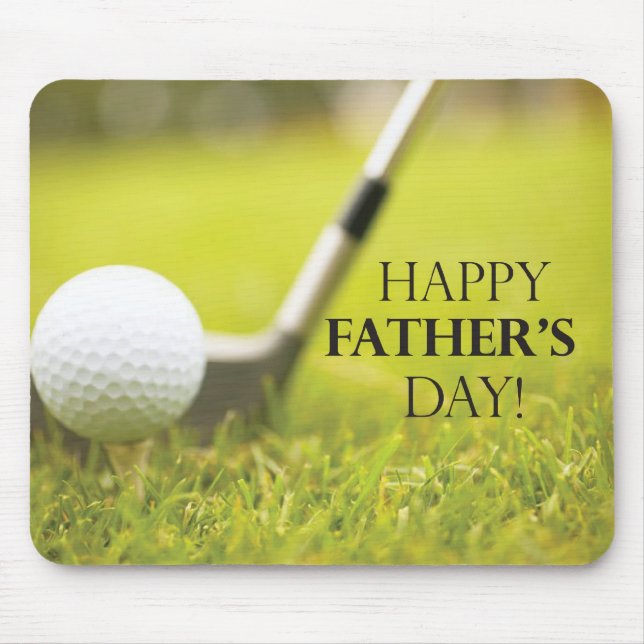Father's Day Golf Mouse Mat (Front)