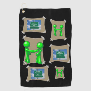 Father's Day Golf Towel