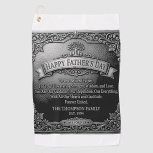 Fathers Day Golf Towel