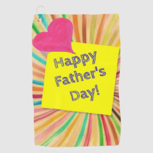 Father's Day Golf Towel