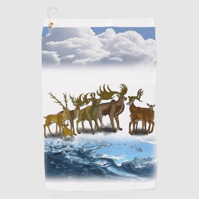 Father's Day Golf Towel (Front)