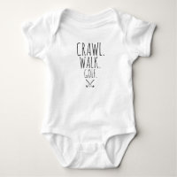 Father's Day Golfer Crawl Walk Golf Baby Shower 