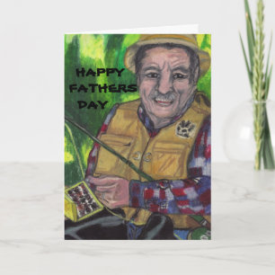 FATHERS DAY,GONE  FISHING card