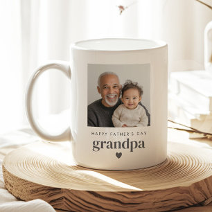 Fathers Day Grandpa Photo Coffee Mug