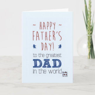 Father's Day - Greatest Dad Card