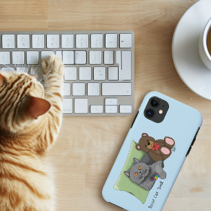  Father's Day Grey Cat iPhone 11 Case