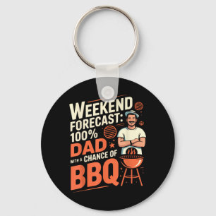 Fathers Day Grilling Dad Grillmaster Daddy Key Ring
