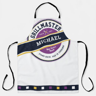 Father's Day Grillmaster  Funny Apron
