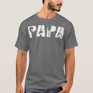 Fathers Day Guitar Lover Best Papa Ever Guitarist T-Shirt