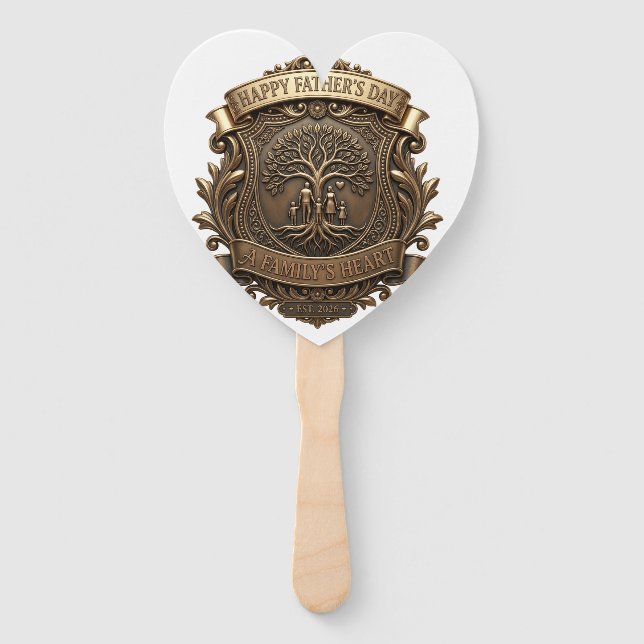 Fathers day hand fan (Front)