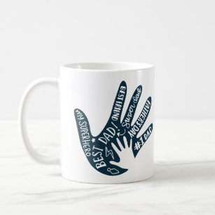 handprint mug for dad