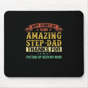 Father's Day   Happy Father's Day To Step Dad Mouse Mat
