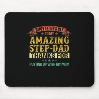 Father's Day | Happy Father's Day To Step Dad Mouse Mat