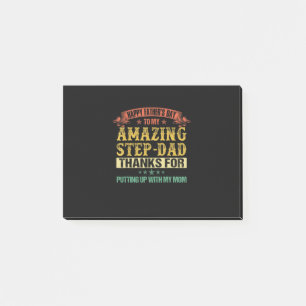 Father's Day   Happy Father's Day To Step Dad Post-it Notes