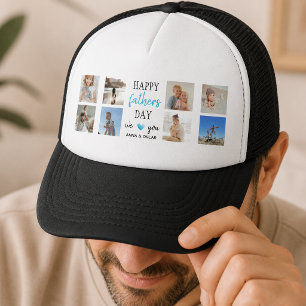 Father's Day Hat Gift Personalised Photos