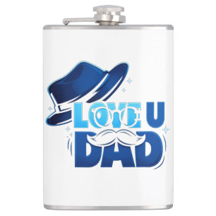 father's day hip flask