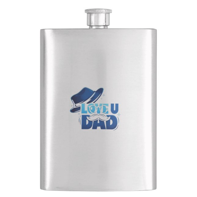 father's day hip flask (Front)