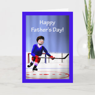 Father's Day Hockey Overtime Card