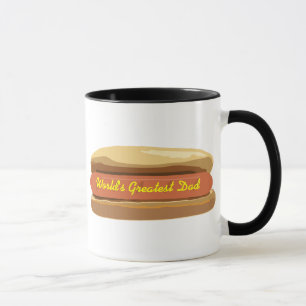 Father's Day Hotdog Mug - World's Greatest Dad