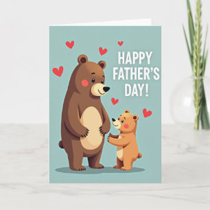 Fathers Day Hugs Graphic Card