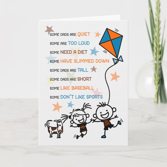 Father's Day Humour from the Kids Doodles Card (Front)