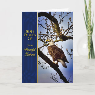 Father's Day - Husband - Bald Eagle Card