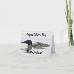 "FATHER'S DAY" HUSBAND WISHES FROM A  COOL DUCK CARD