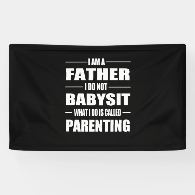 Father's Day | I Am A Father Banner (Horizontal)
