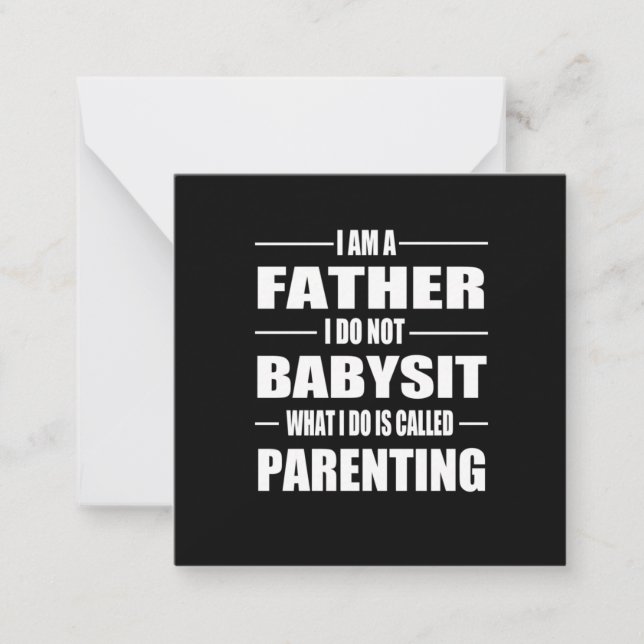 Father's Day | I Am A Father Card (Front)
