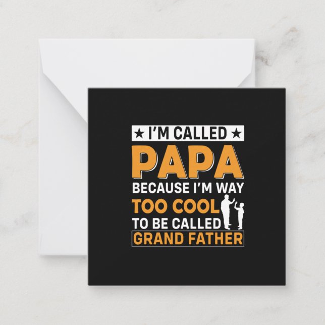 Father's Day I Am Called Papa Card (Front)